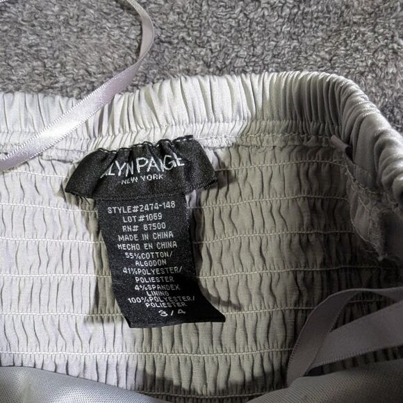 Cute Classy Women's Strapless Silver Romper - Picture 4 of 7